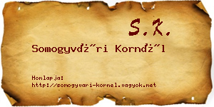 Somogyvári Kornél névjegykártya